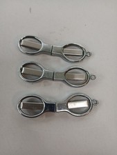 Lot Of 3 Scissors, mini, foldable scissors Vintage Hong Kong Keychain