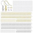 Hypoallergenic Earring Hooks, 600 Pcs Making Supplies Silver and Gold