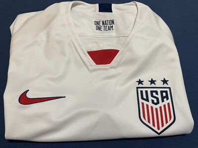 NIKE USA NATIONAL TEAM SOCCER JERSEY SIZE LARGE USA MEXICO