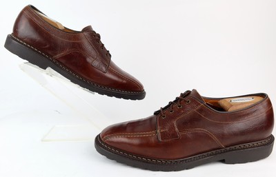 Allen Edmonds Mapleton Bicycle Toe Oxfords Sz 9 D Brown  display picture 2