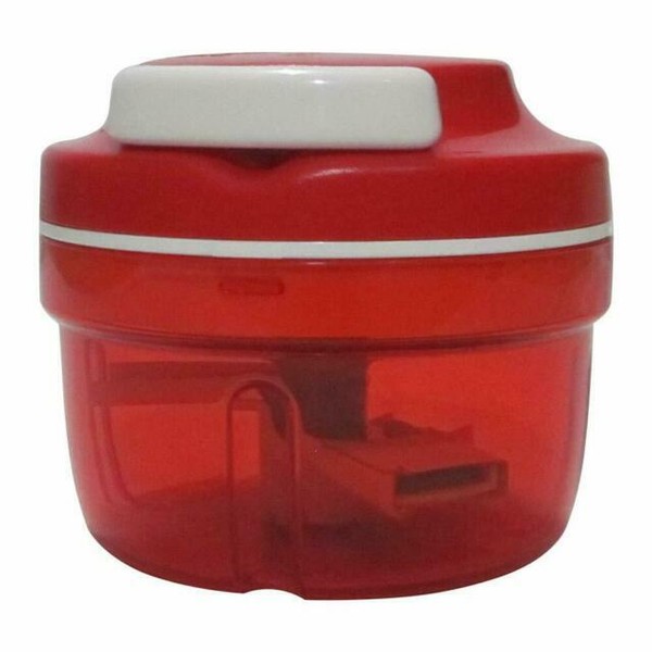 Tupperware Smart Vegetable Cutter for Kitchen Red Small With Anti Skid