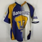 Club Universidad Nacional Mexico Soccer Jersey UNAM Pumas Banamex SS Shirt Mens