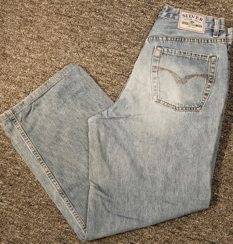 Light Wash Denim Jeans 33X28 Made 