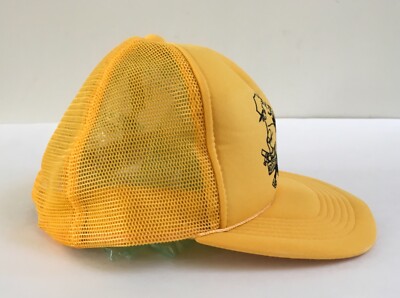 Vintage The Lumber Yard Adjustable Yellow Mesh Snapback Trucker