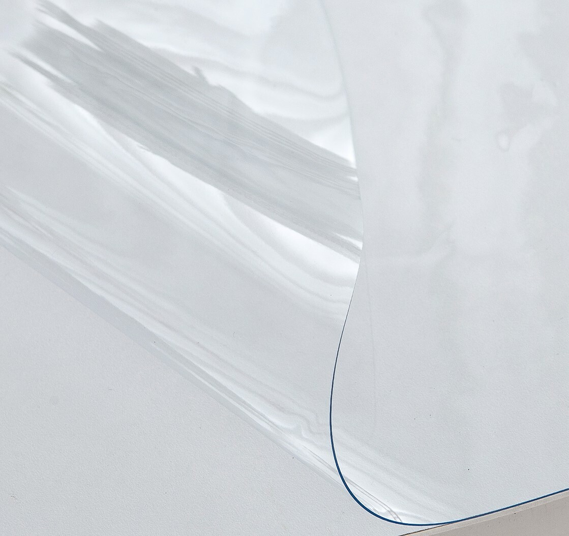 Nappe transparente rectangulaire 140 x 350 cm de qualité supérieure
