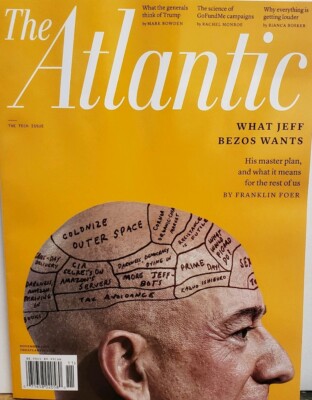 The Atlantic Nov 2019 The Tech Issue Jeff Bezos Amazon FREE SHIPPING CB