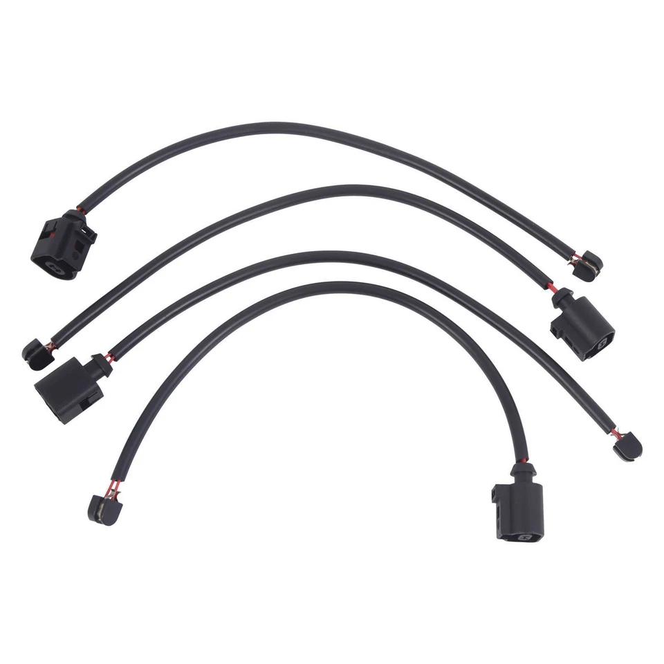 4Pcs Front LH + RH Brake Pad Wear Sensor Fits Volkswagen Touareg Porsche Cayenne - Image 3 of 4