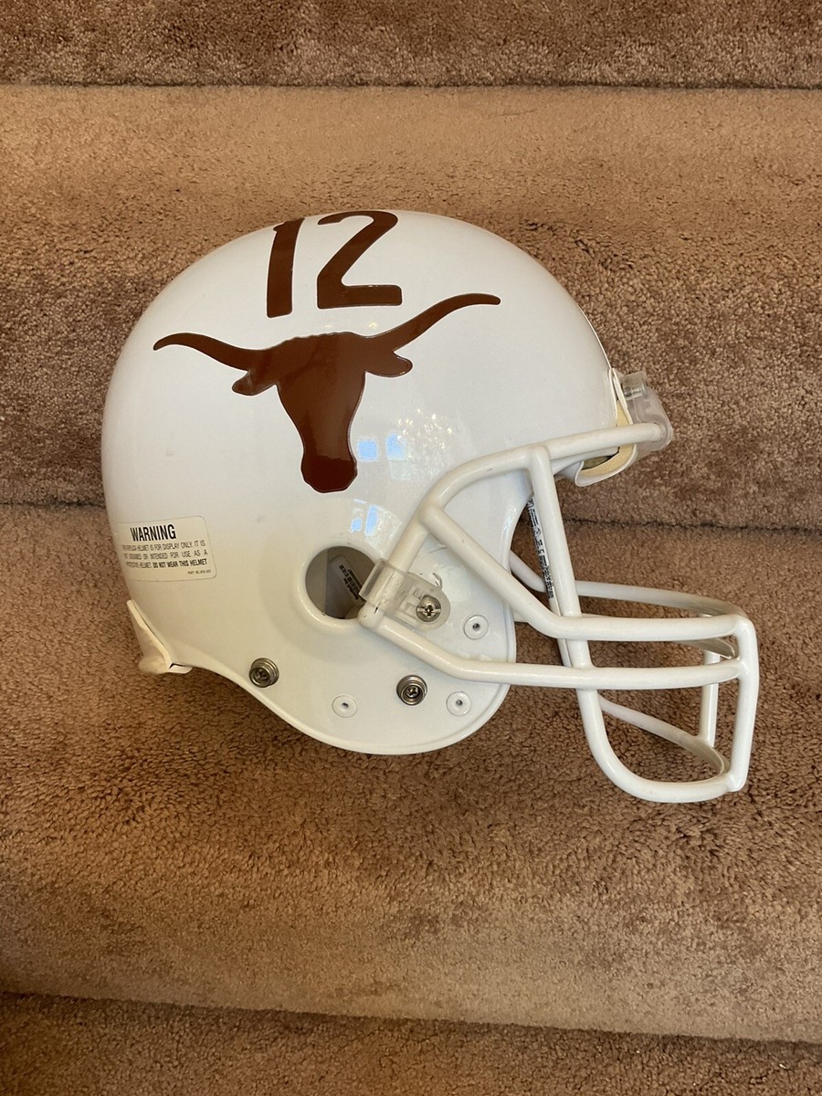 RIddell VSR4 Football Helmet Texas Longhorns Colt McCoy