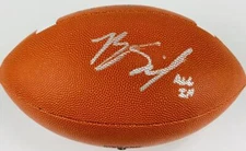 RYAN SILVERFIELD SIGNED OFFICIAL SIZE NIKE FOOTBALL MEMPHIS TIGERS BECKETT BAS K