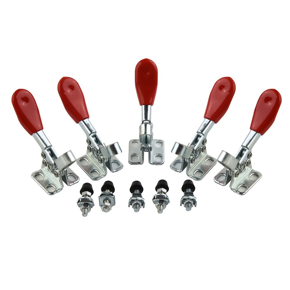 Pinces à Bascule En Acier Inoxydable - Lot De 2 - Pour Caisses Lourdes, Bagages Et Boîtes Industrielles