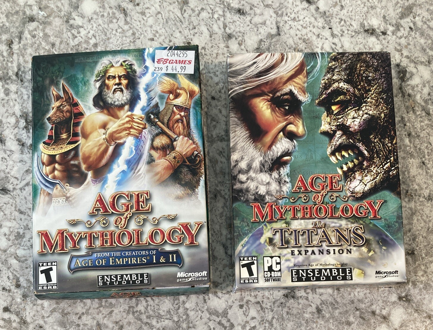 Age Of Mythology Titans Expansion Cd Key Age of Mythology + The Titans Expansion with booklets - 3 Disc (PC