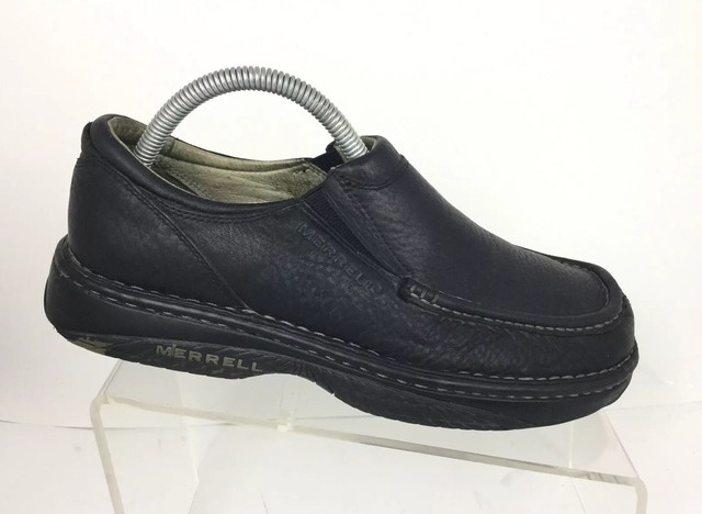 merrell slip on leather shoes