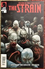 The Strain 1 (Dark Horse) 2011 Rare Newsstand Variant! Tie-in DelToro FX TV Show