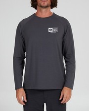 Brand New Mens Salty Crew Mariner UV Long Sleeve Charcoal Size Large