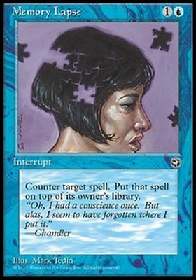 *MRM* ENGLISH 4x Memory Loch (Memory Lapse ) Version 2 MTG HML