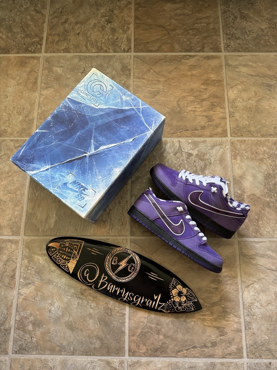 スニーカー Concepts x Nike SB Dunk Low Pro Purple Lobster Special Box Nike SB Dunk Low Concepts Purple Lobster Size 8 Special Box
