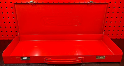 KS Tools Stahlblech-Koffer-Leer 440x180x35mm koffer, leer, rot