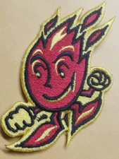 Embroidered Cheetos Flaming Dude Hot Patch approx 2x3.5"