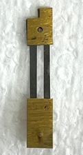 New Antique French Clock 1 1/8" Replacement Brass Suspension Spring F-208