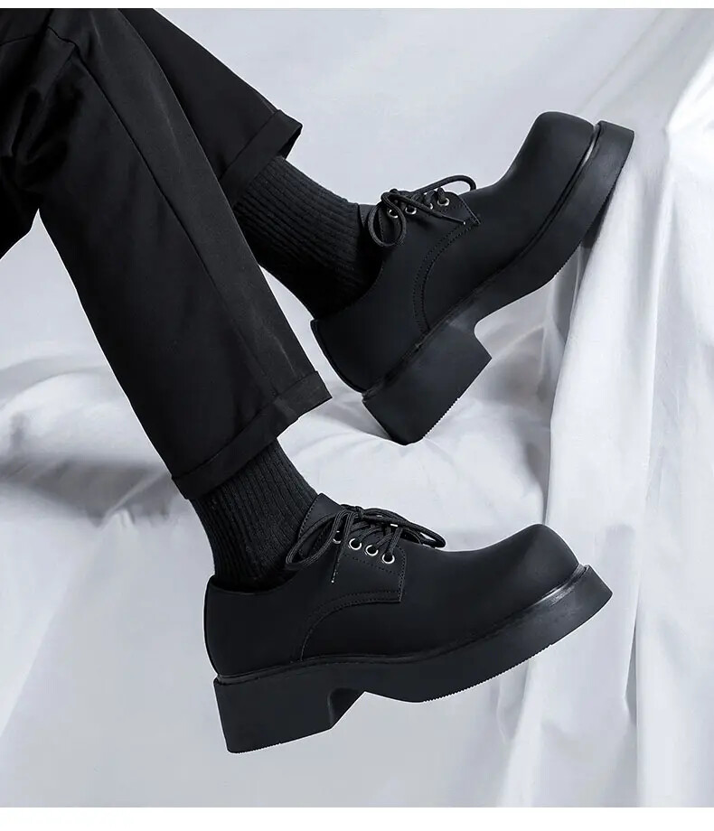 Cargo Japanese Leather Shoes Men's Dress Shoes LACE Up Cargo Japanese Leather Shoes Men's Dress Shoes LACE Up