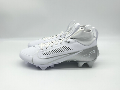 Nike Vapor Edge Pro 360 2 Men's Size 9 White Silver Football