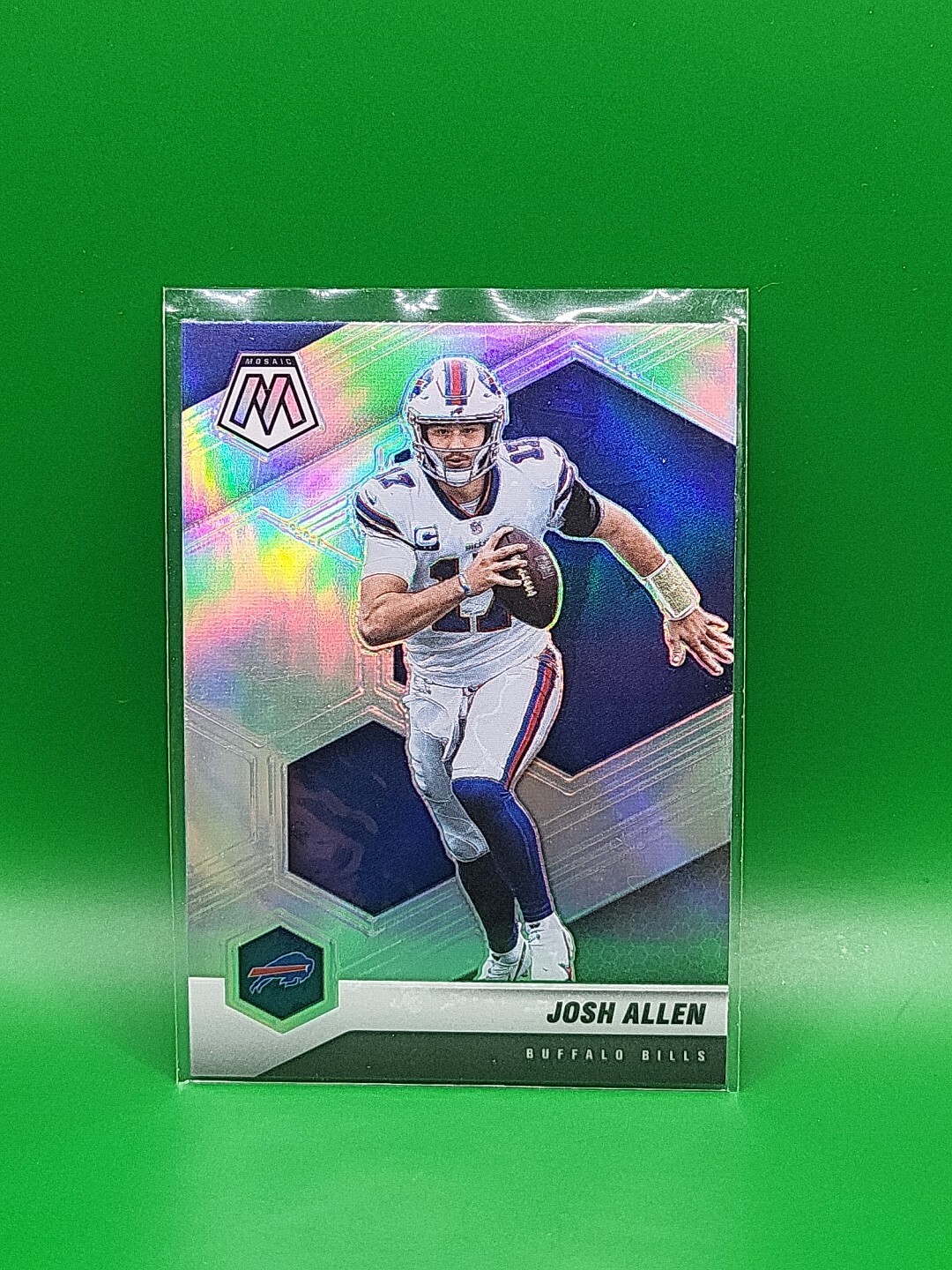 2021 Panini Mosaic Josh Allen #26 Silver Mosaic Prizm