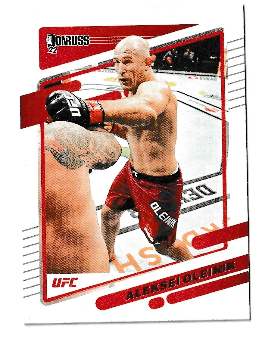 UFC Card ALEKSEI OLEINIK Donruss #173 Martial Arts MMA BELATOR Boa  Constrictor