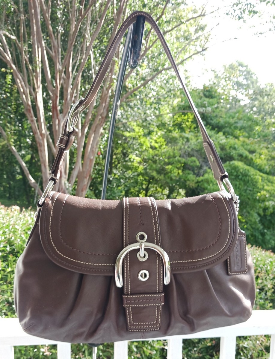 Coach F15204 Vintage Milk Chocolate Brown Soho Y2K Leather w