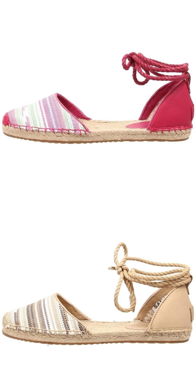 UGG Australia Donna NUOVI Libbi Serape Espadrillas Caviglia Sandali Estivi