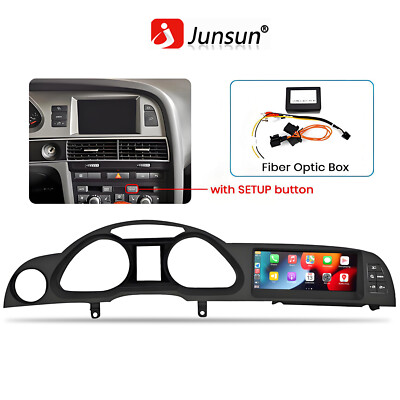 6+128G 8.8'' Carplay Autoradio Für Audi A6 C6 4F MMI 2G 2005-2009 Android GPS NAV