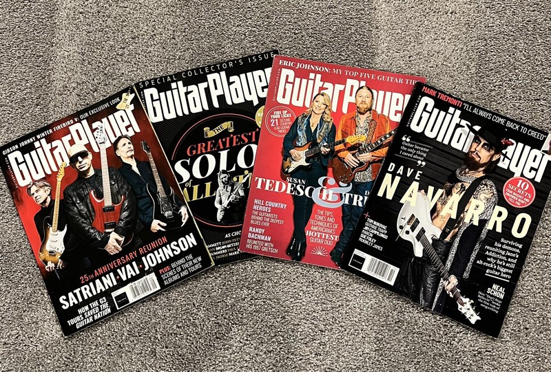Guitar Player Magazines Eric Johnson/Vai/Satriani/Navarro/Tedeschi/Trucks