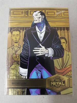 Spider-Man Marvel Metal Universe Light FX Gold Base Card #157 Morlun