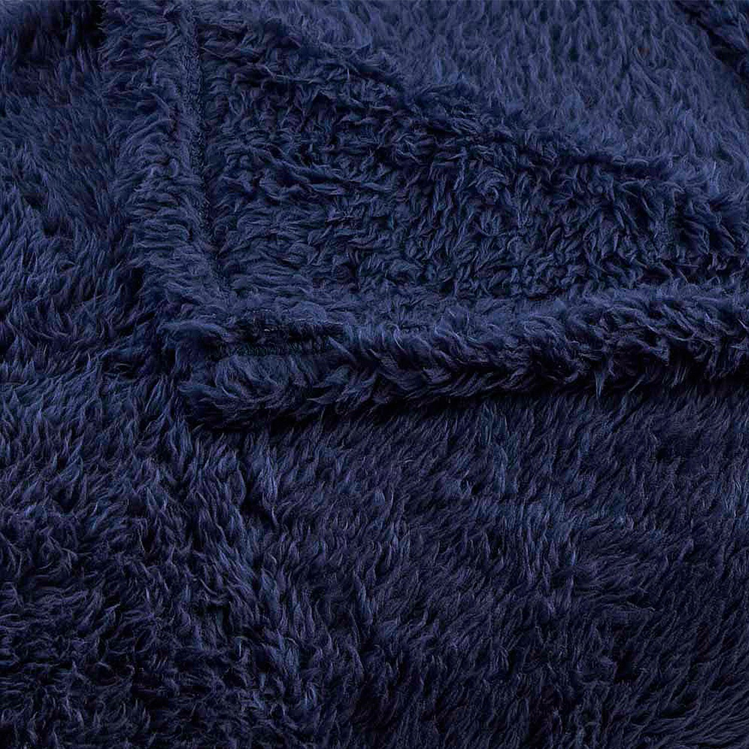 Teddy Fleece Throw Silentnight Blanket Navy Super Soft Plush Cosy Over Bed Sofa eBay