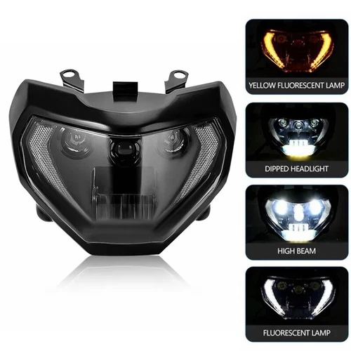 E9 Approved LED Headlight Headlamp Front Light For Yamaha MT07 FZ07 2018-2020 - Picture 1 of 10