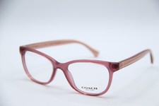 NEW COACH HC6072 5329 BLK CHERRY GLITTER/CRYSTAL AUTHENTIC EYEGLASSES 50-17