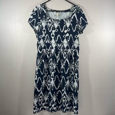 Charter Club Women's Nylon Sheath Dress Navy Blue Size Medium | eBay