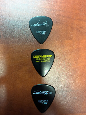 The Warning Keep Me Fed North American Tour 2024 Guitar Pick Set of 3 