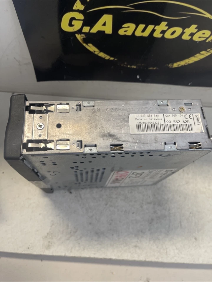 Opel Astra G Vectra B 7645852520  Kassettenradio Radio 90532620 CODE FEHLT! - Bild 3 von 4