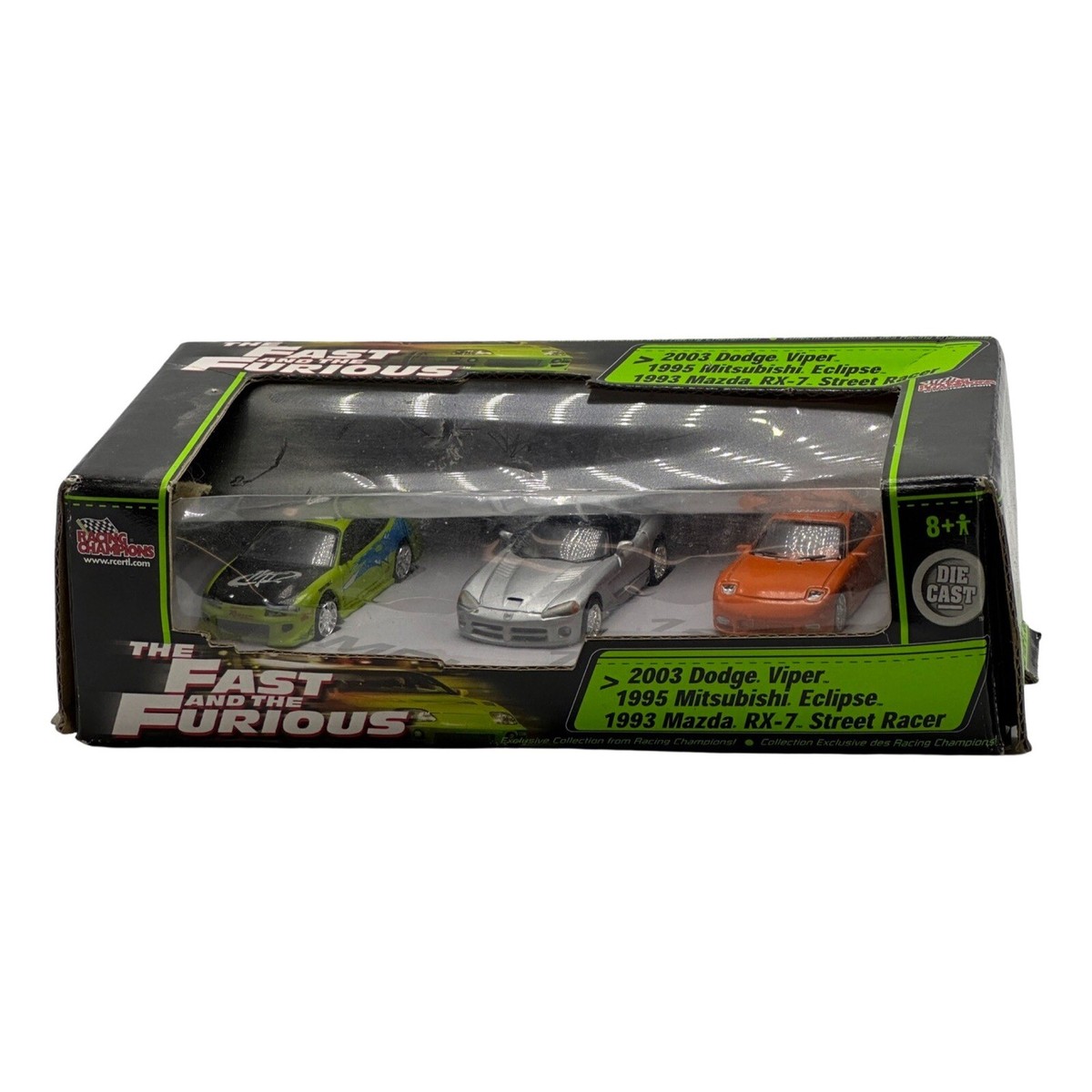 Racing Champions 1:64 Fast & Furious Diecast 3 PACK Mitsubishi