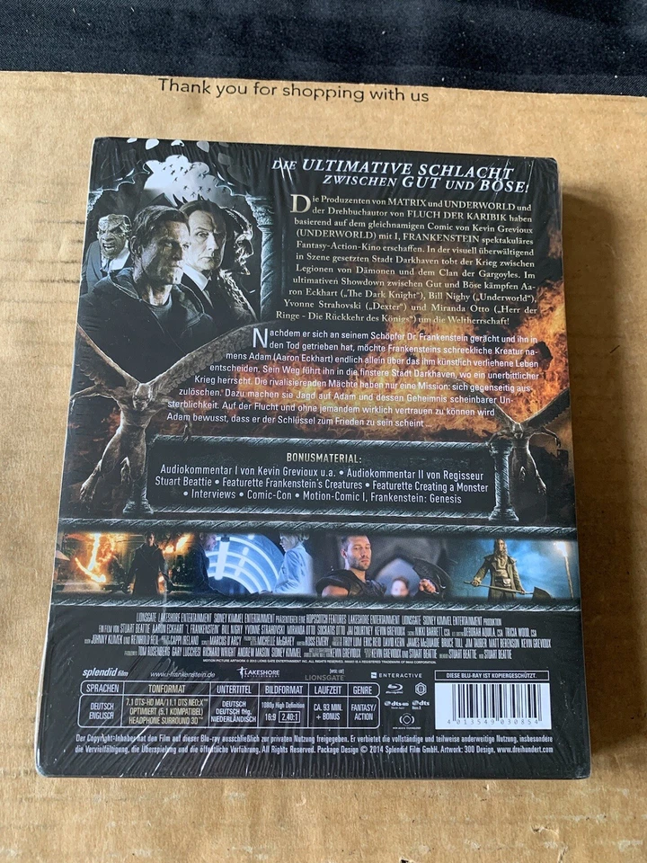 I, Frankenstein Reg B Blu ray Glossy Steelbook Limited Edition NEW & SEALED - Image 2 of 4