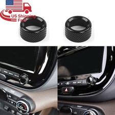 Black Aluminum Alloy Sound Adjustment Switch Knob Cover For Kia Soul 2020-2025 Black Aluminum Alloy Sound Adjustment Switch Knob Cover For Kia Soul 2020-2025