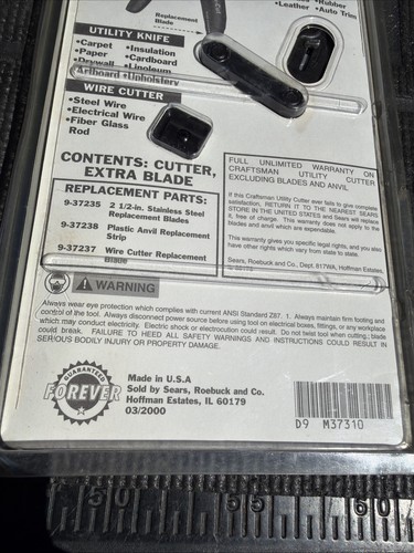 NOS Sears Craftsman Professional Accu-Cut 3 in 1 Cutting Hand Tool  37310 USA - Picture 6 of 7