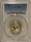 1964 Gem Proof Washington Quarter PCGS PR69