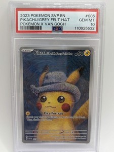 Pikachu with Grey Felt Hat Psa 10 | eBay