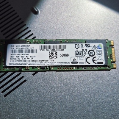 Samsung 850 EVO M.2 500 GB 500GB SATA III SSD  MZ-N5E500BW solid state drive