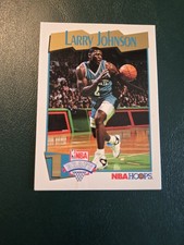 1991-1992 NBA Hoops - Charlotte Hornets - 1 NBA Draft - Larry Johnson