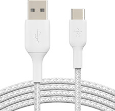 Belkin Boostcharge Braided USB C Charger Cable, USB-C to USB-A Cable, USB Type C