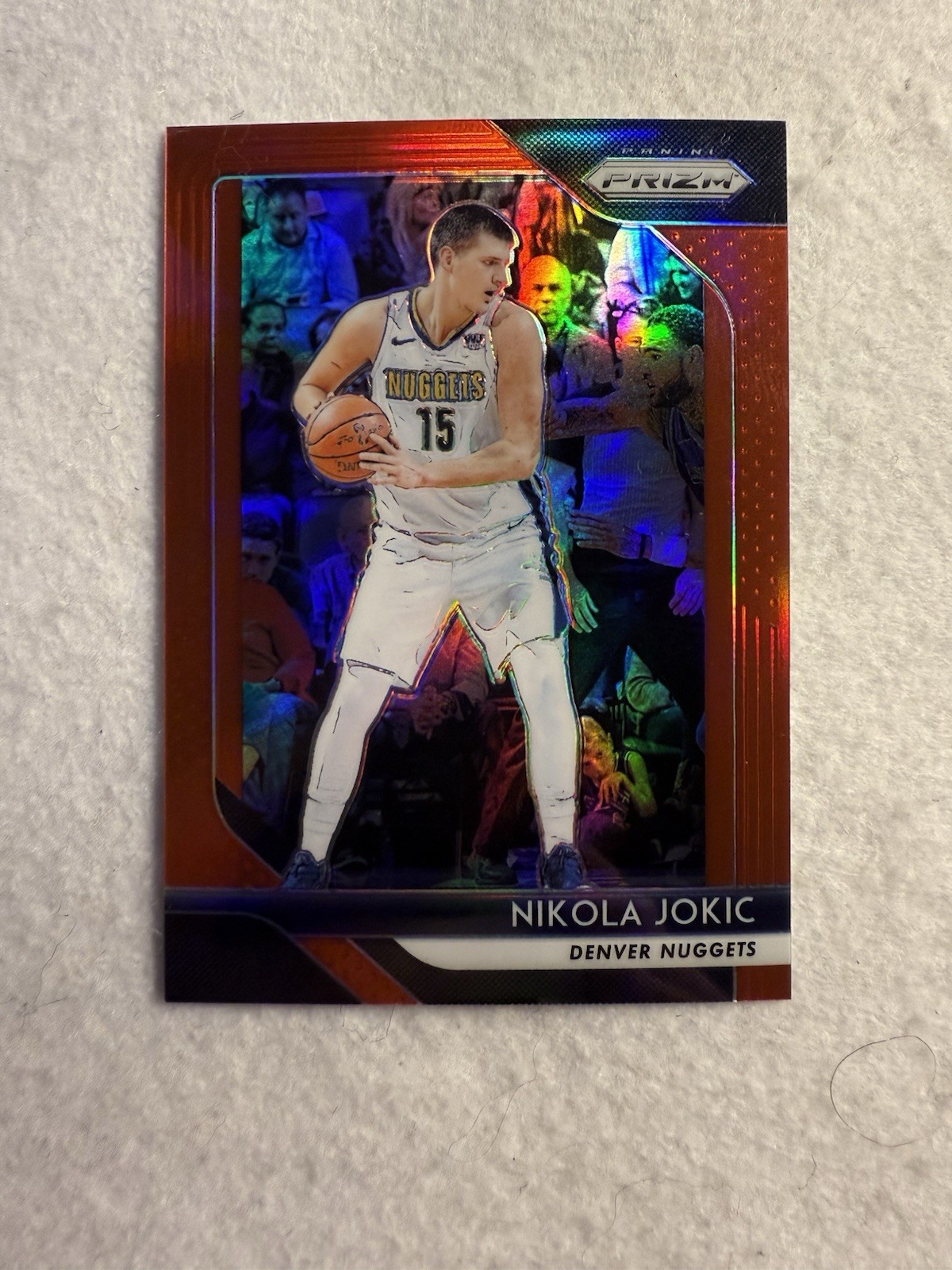 2018-19 Panini Prizm Red Prizm 167/299 Nikola Jokic #92