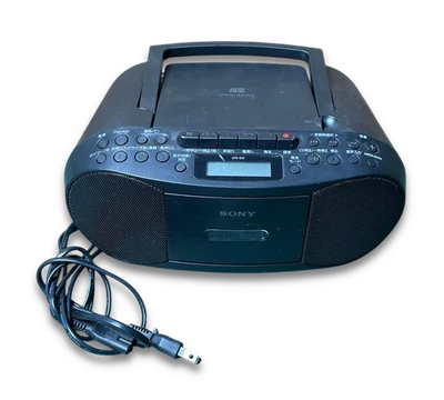 Sony CFD-S70 Black Stereo CD Radio Cassette Recorder Boombox Tested From Japan - Image 1 of 4