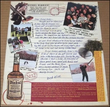 1998 George Dickel Tennessee Whisky Print Ad 10" x 12" Advertisement Vintage